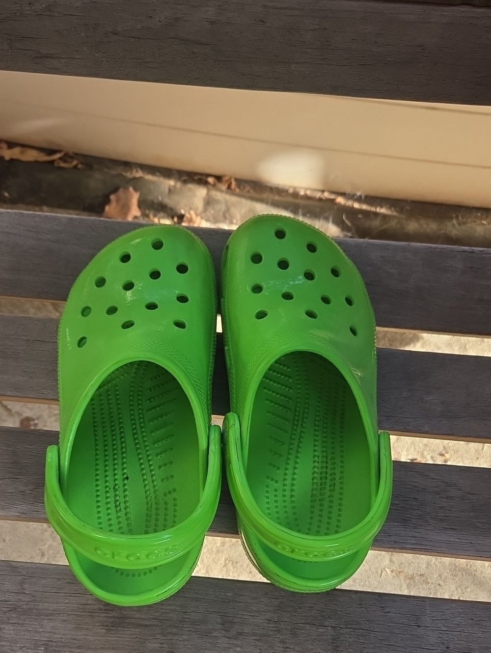 Slime Green Kids Crocs